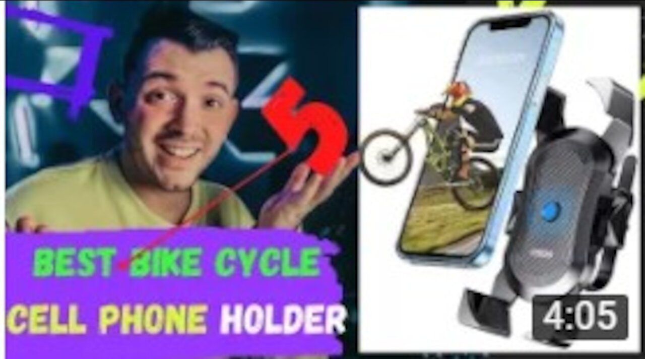 Best Bike Cycle Cell Phone Holder ! best phone mount for bike ! 2021