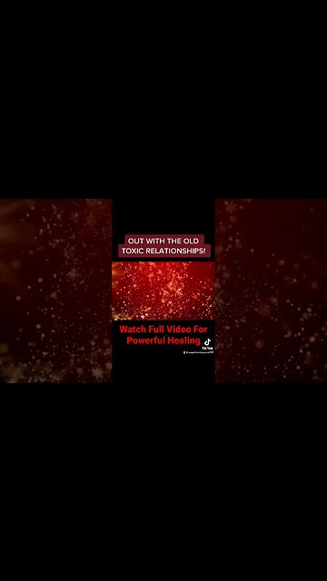 OUT WITH THE OLD TOXIC RELATIONSHIPS! Full Video: https://youtu.be/rtjWTZ14d4I