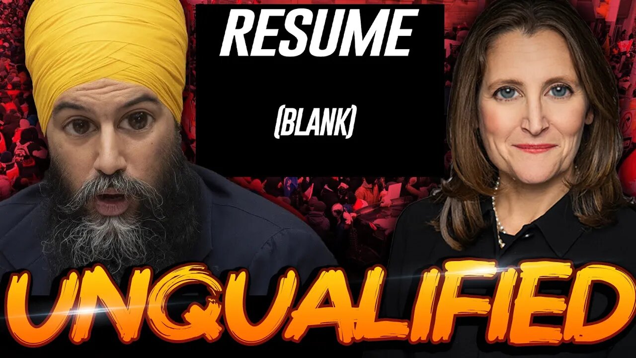 Jagmeet And Freeland Make Themselves Look Like Fools