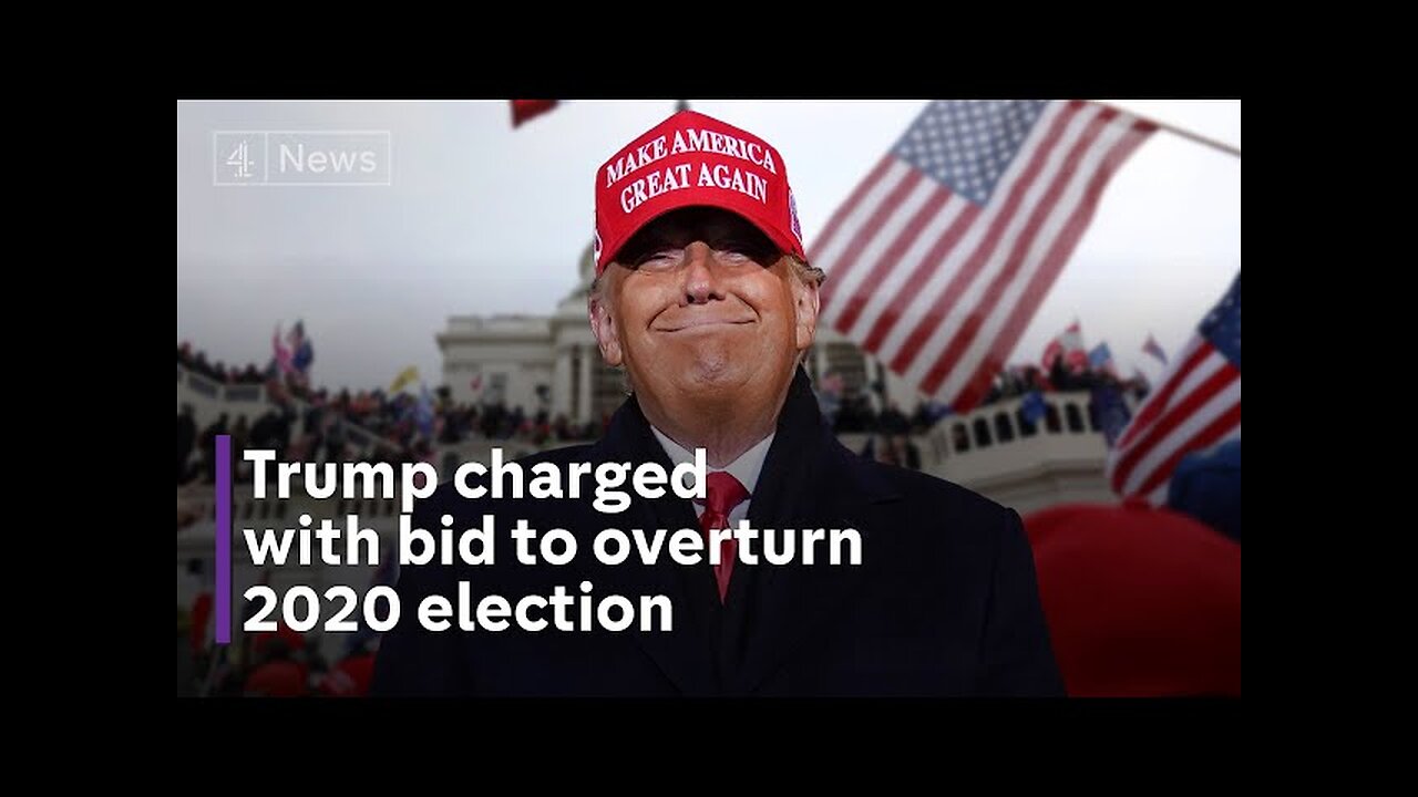 Trump charged with bid to overturn 2020 election results