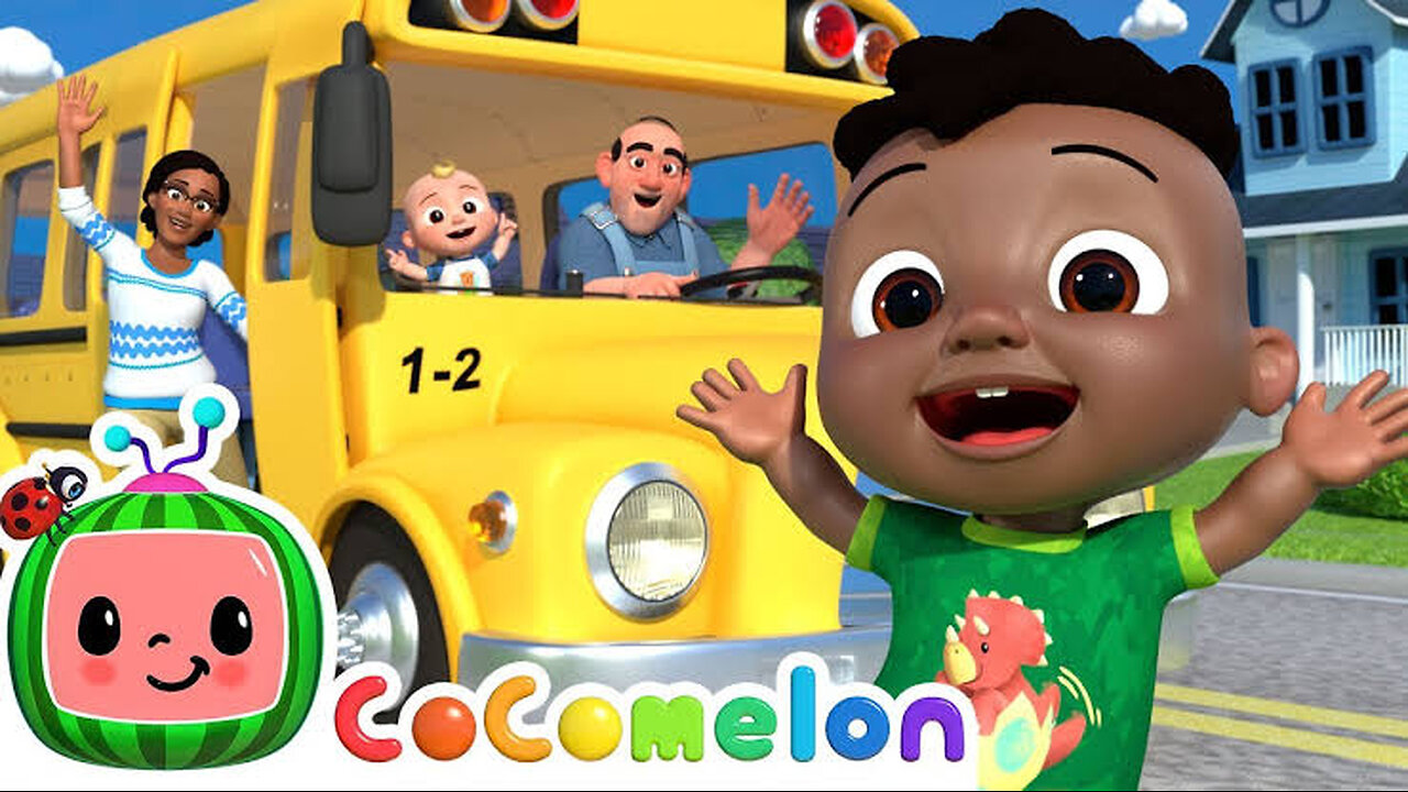 Wheels on the Bus | @CoComelon Nursery Rhymes & Kids Songs