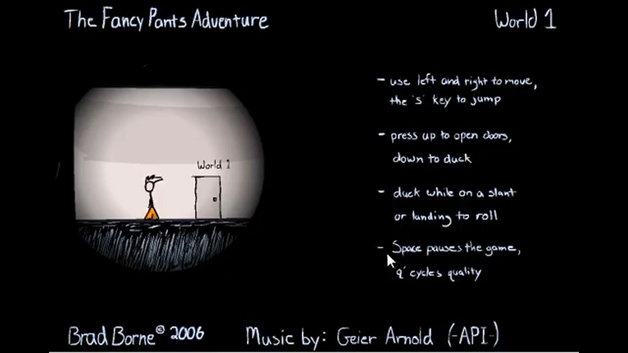 Fancy Pants World 1 Gameplay