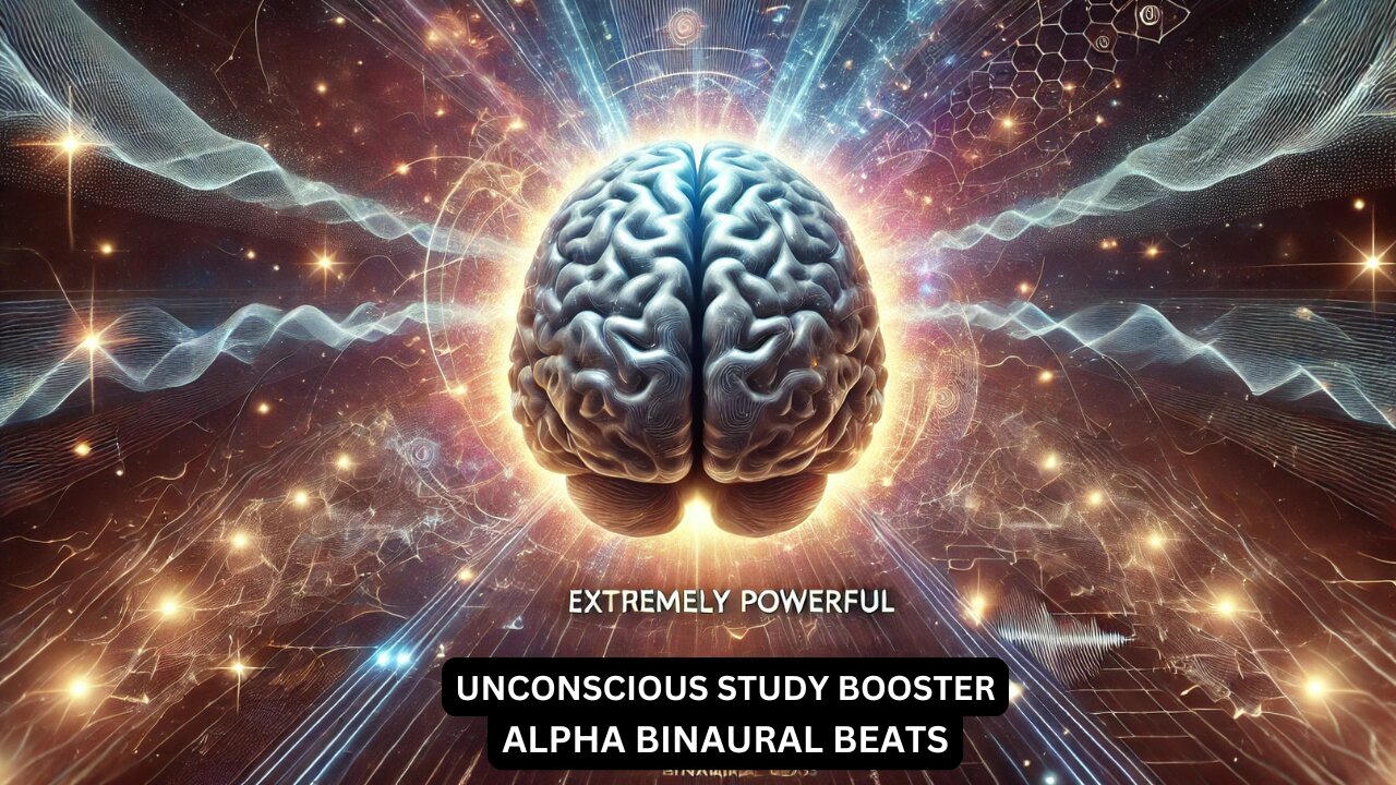 (EXTREMELY POWERFUL) Unconscious Study Booster | ALPHA BINAURAL BEATS