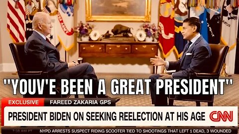 CNN tells Biden: "a lot of people think you've been a great president” 😮 🤦‍♂️