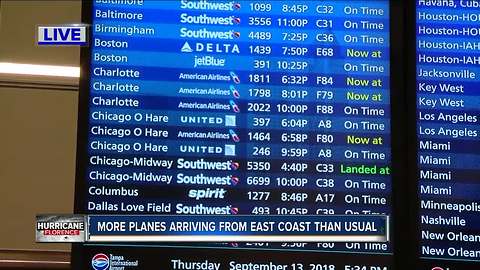 Flights from Charlotte on time ahead of Hurricane Florence