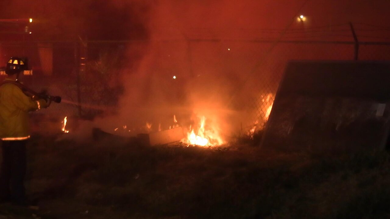 Overnight Arson Brush Fire