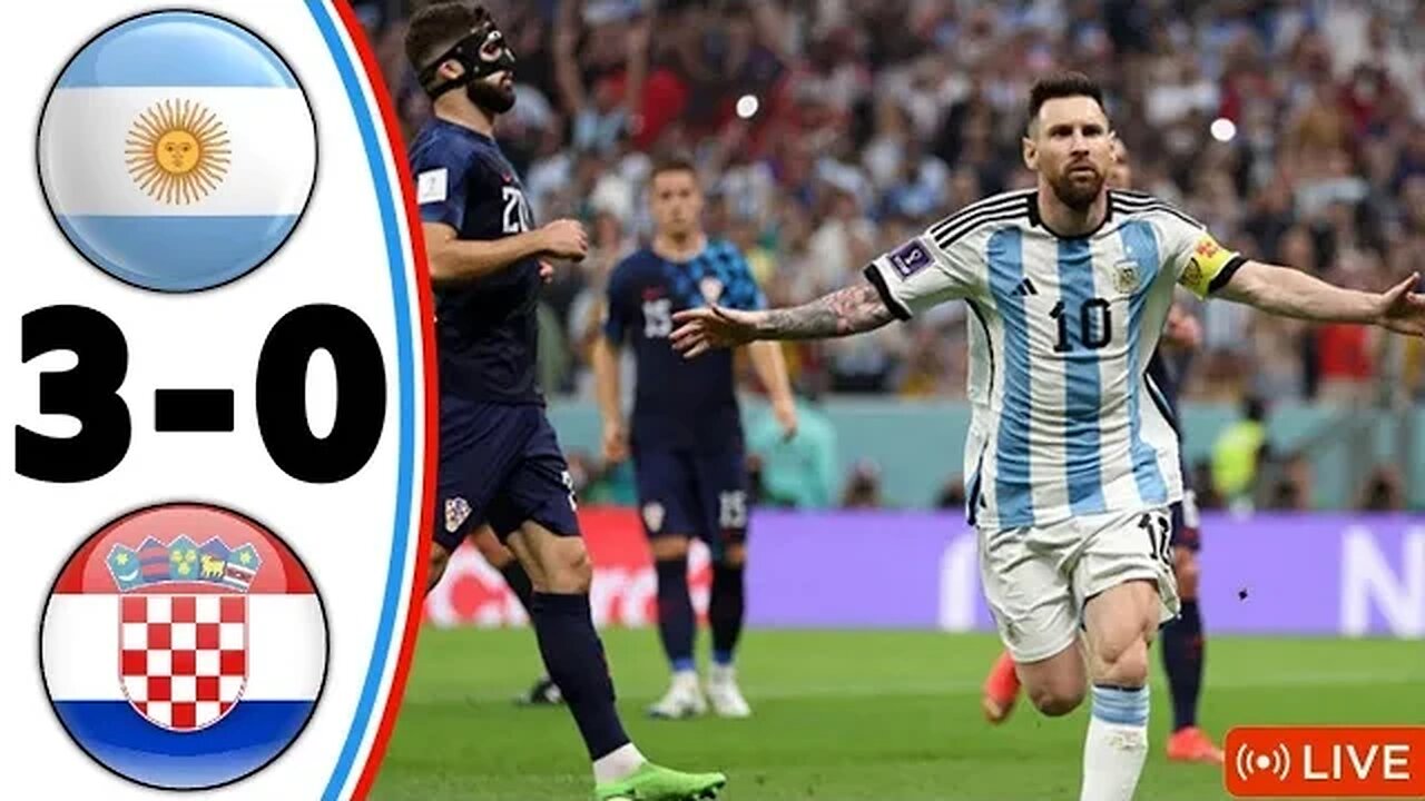 Argentina vs Croatia 3-0 || All Gоals & Extеndеd Hіghlіghts || HD 2022 #worldcup