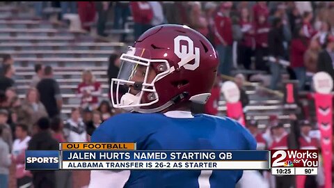 Jalen Hurts named Oklahoma's starting QB, Sooners check in at #4 in AP Preseason Poll