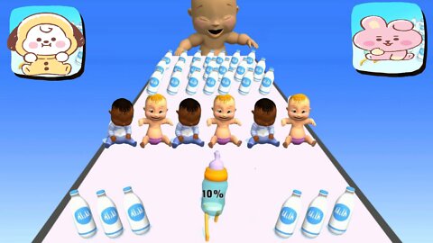 Baby's Bottle Run Gameplay