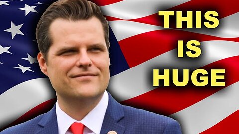 BREAKING: MATT GAETZ JUST SHOCKED THE WORLD!