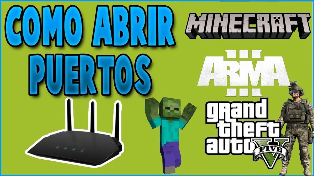 Cómo ABRIR los puertos del Router (Minecraft, GTA, Arma 3..) 2023