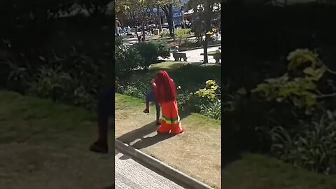 SUPER PULO NINJA DO FOFÃO, HOMEM-ARANHA E BEN10 DANÇANDO NA CARRETA DA ALEGRIA, LIKE