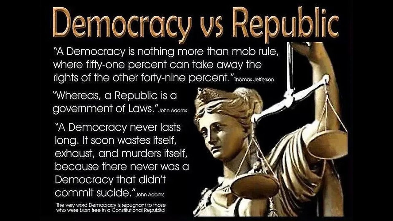 Democracy or Republic What is the United States?