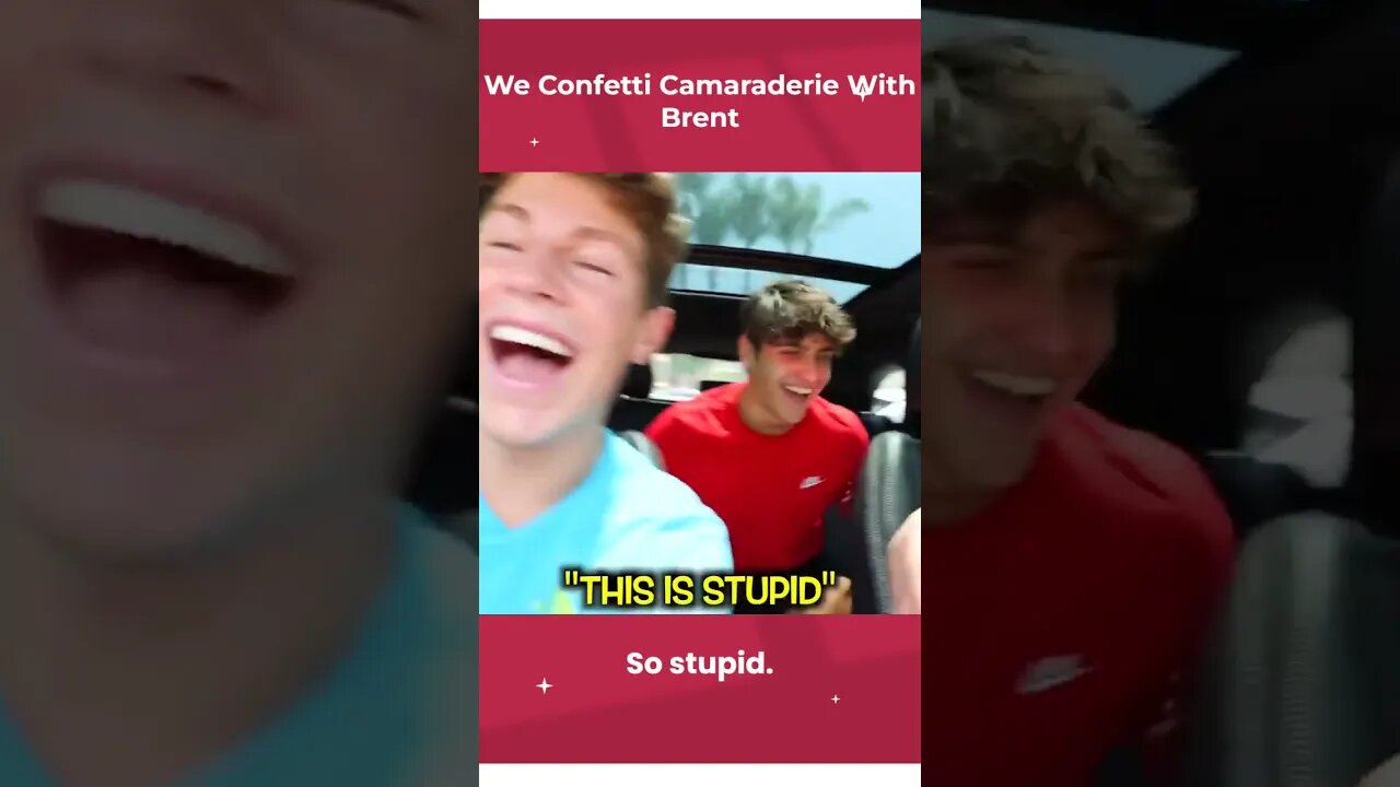 We confetti camaraderie with brent | #benazelart #stokestwins #brentrivera #lexirivera #brent |