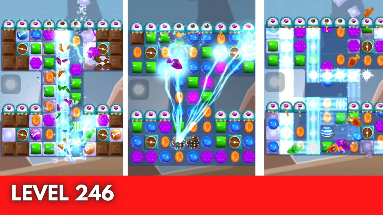 Candy Crush Saga nivel (246) Gameplay