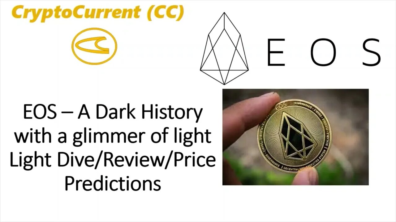 EOS (coin). A dark history with a glimmer of light. Light Dive/Review/Price Predictions.