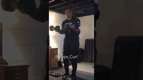 DB Curl W/ Arm Blaster