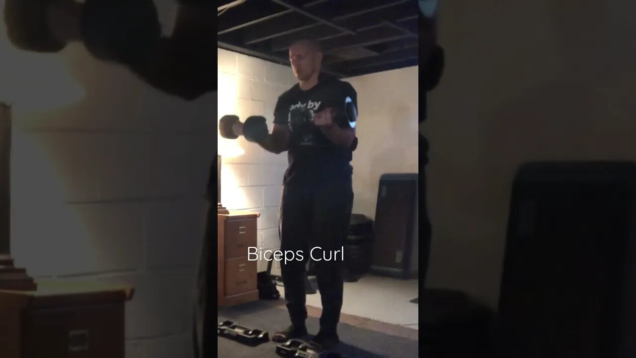 DB Curl W/ Arm Blaster