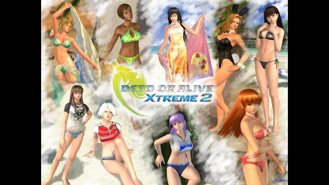 Dead or Alive Xtreme 2: Kasumi, Ayane, Helena, Leifang, Tina, Christie, Lisa, Hitomi and Kokoro - Pole Dance and more. Song / Music