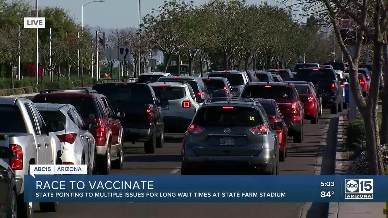 State Farm Stadium experiencing long lines after multiple issues