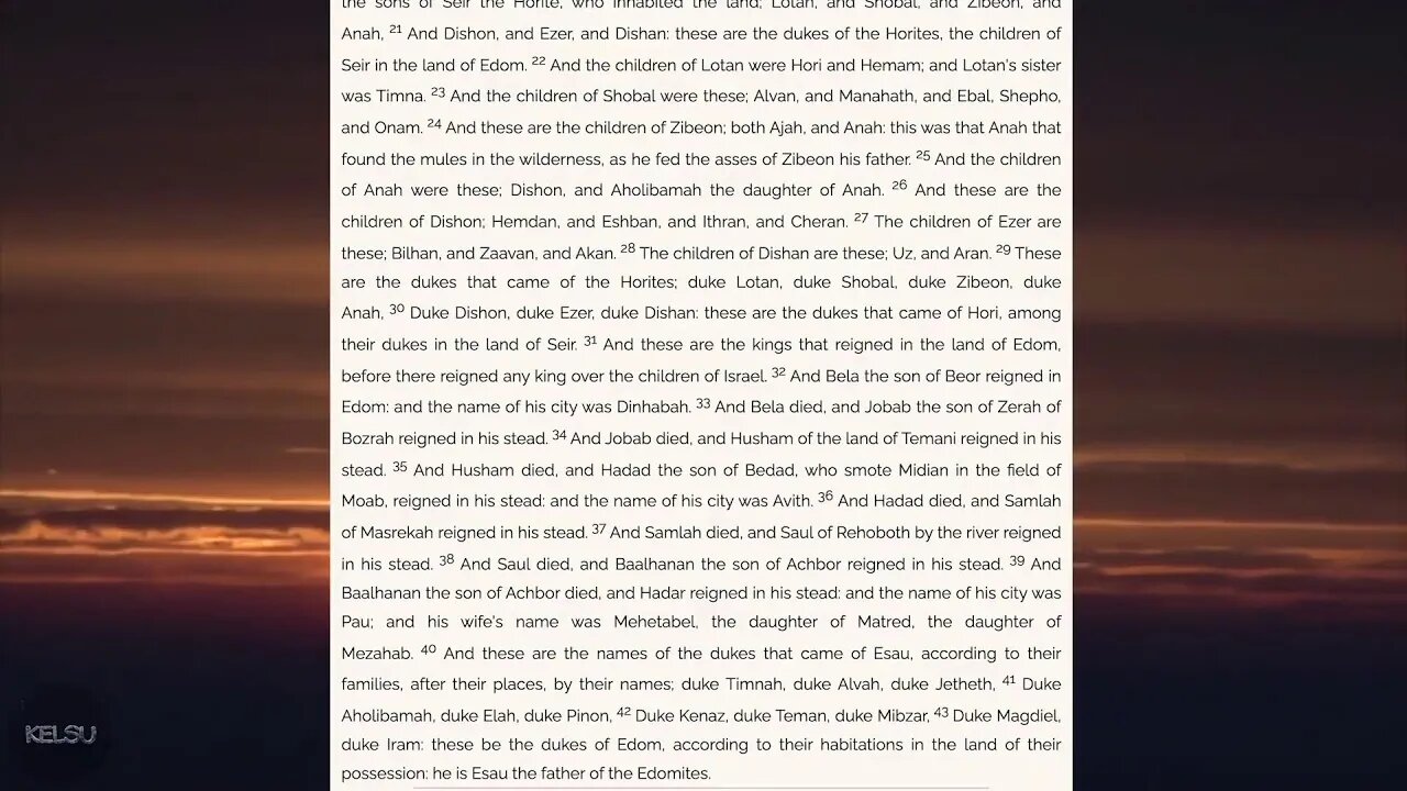 Coomer Landlord Narrates The 1611 King James Bible 24/7 - Audio TTS Authorized KJV Live