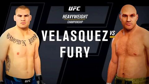EA Sports UFC 4 Gameplay Tyson Fury vs Cain Velasquez