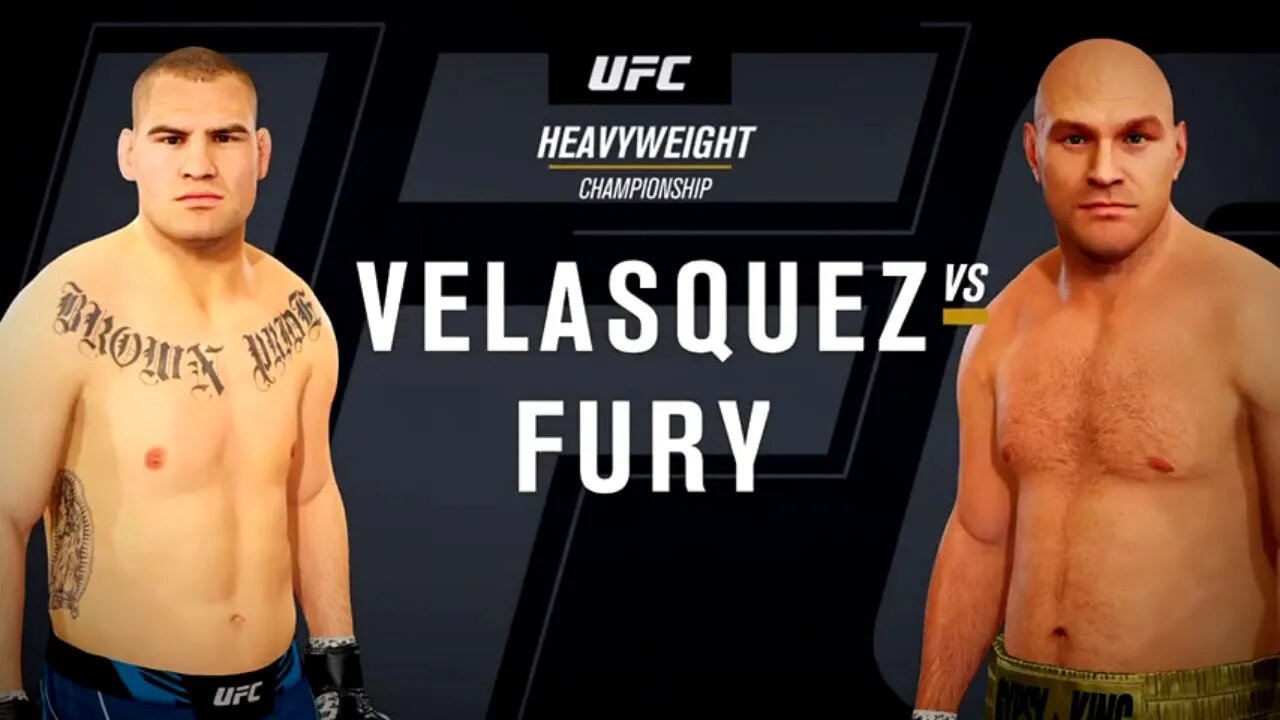 EA Sports UFC 4 Gameplay Tyson Fury vs Cain Velasquez