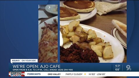 Ajo Cafe offering takeout fare