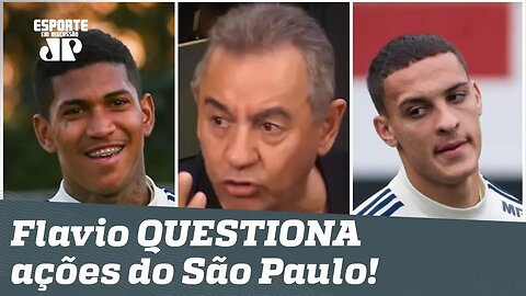 "Tá MUITO esquisito!" Flavio Prado questiona ações do São Paulo no mercado!