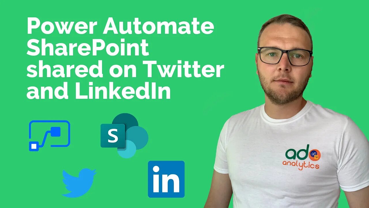 Power Automate, SharePoint shared on Twitter and LinkedIn