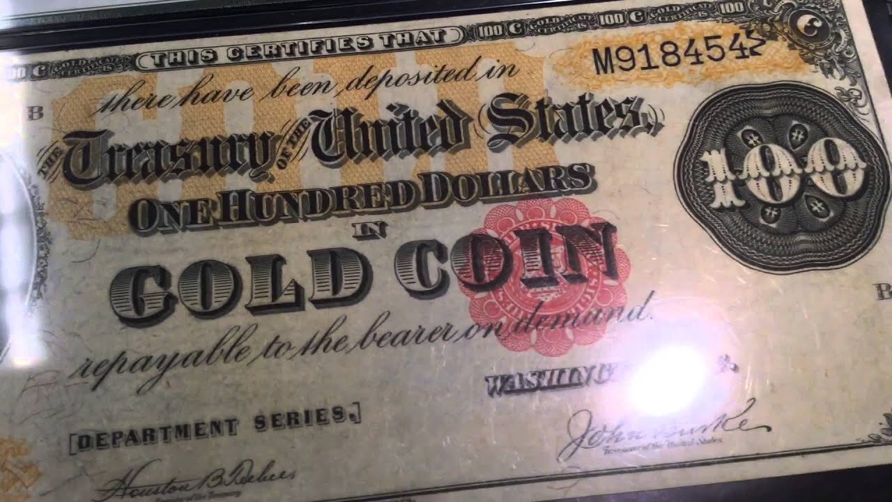 Rare Gold Certificates