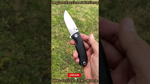 SOG Tellus ATK Black handles! #sogknives #sog