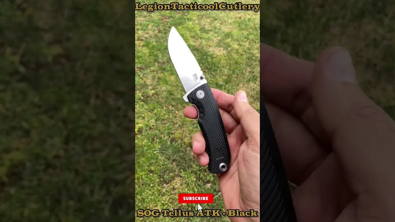 SOG Tellus ATK Black handles! #sogknives #sog