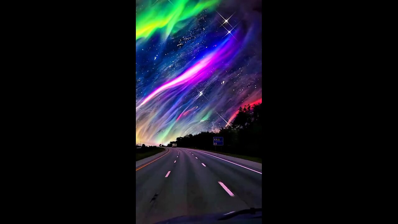 The colourful vista of the sky is exceptionally stunning.🌌