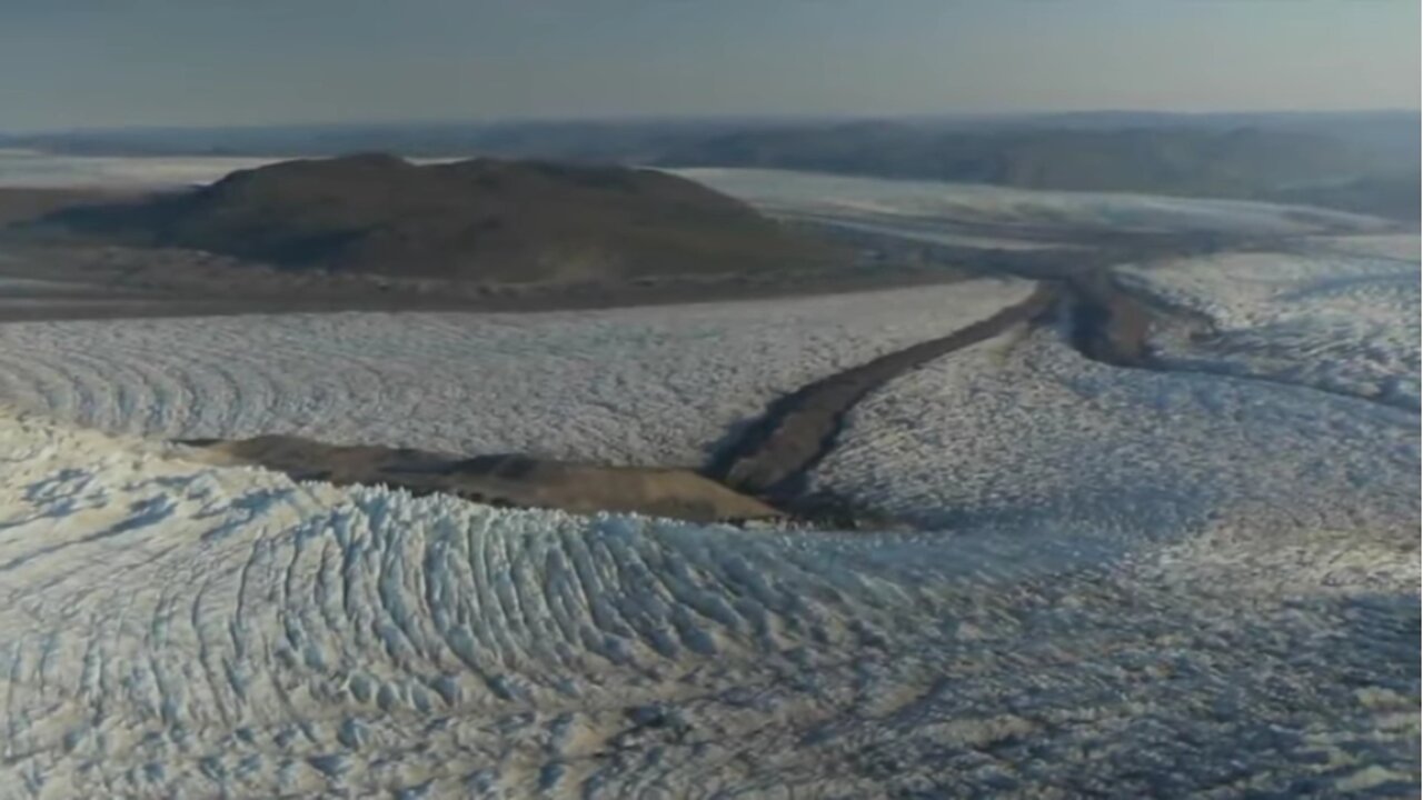 Super Old Ice? The Better Explanation With The Crustal Displacement