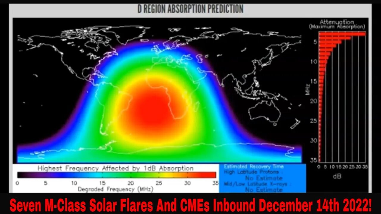 SEVEN M-Class Solar Flares And CMEs Inbound December 14th 2022!