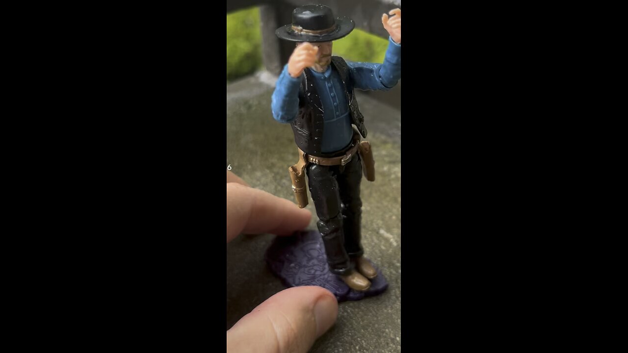 Clay takes a minute to do some singin in the rain