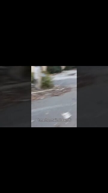 Bakhmut streets, view from the side of the Armed Forces of Ukraine.