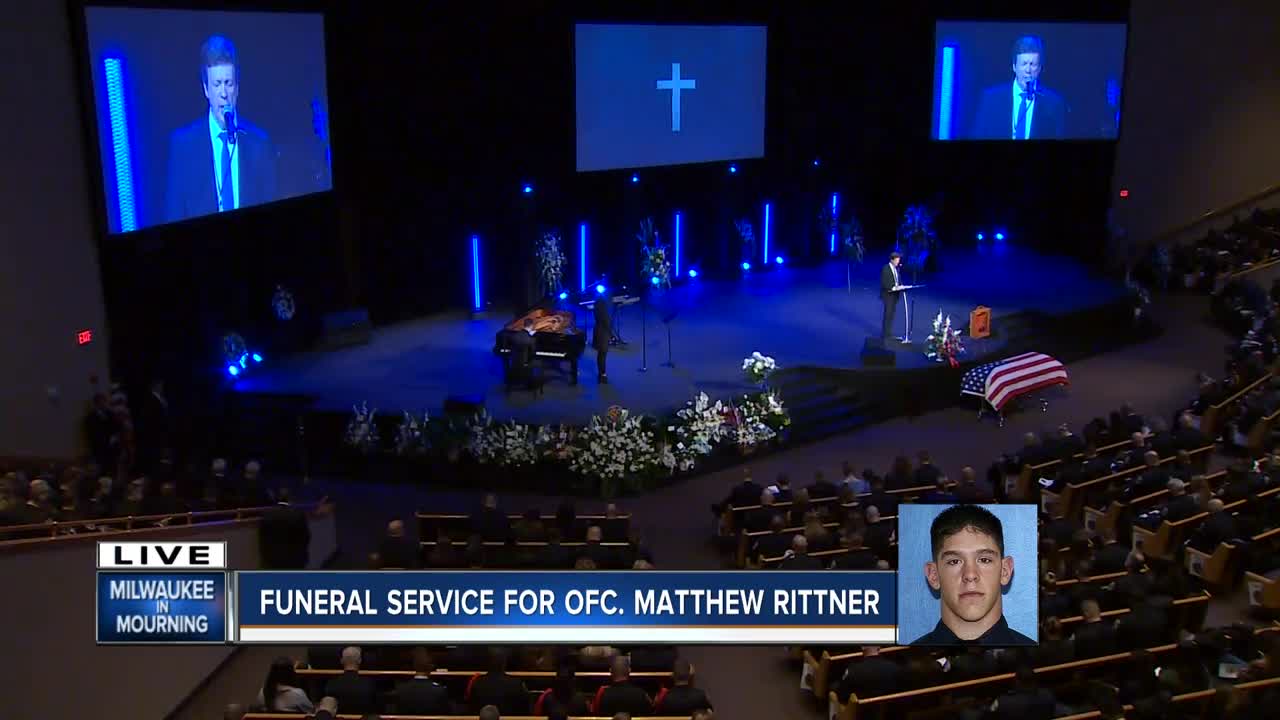 Matthew Rittner's funeral's opening prayer