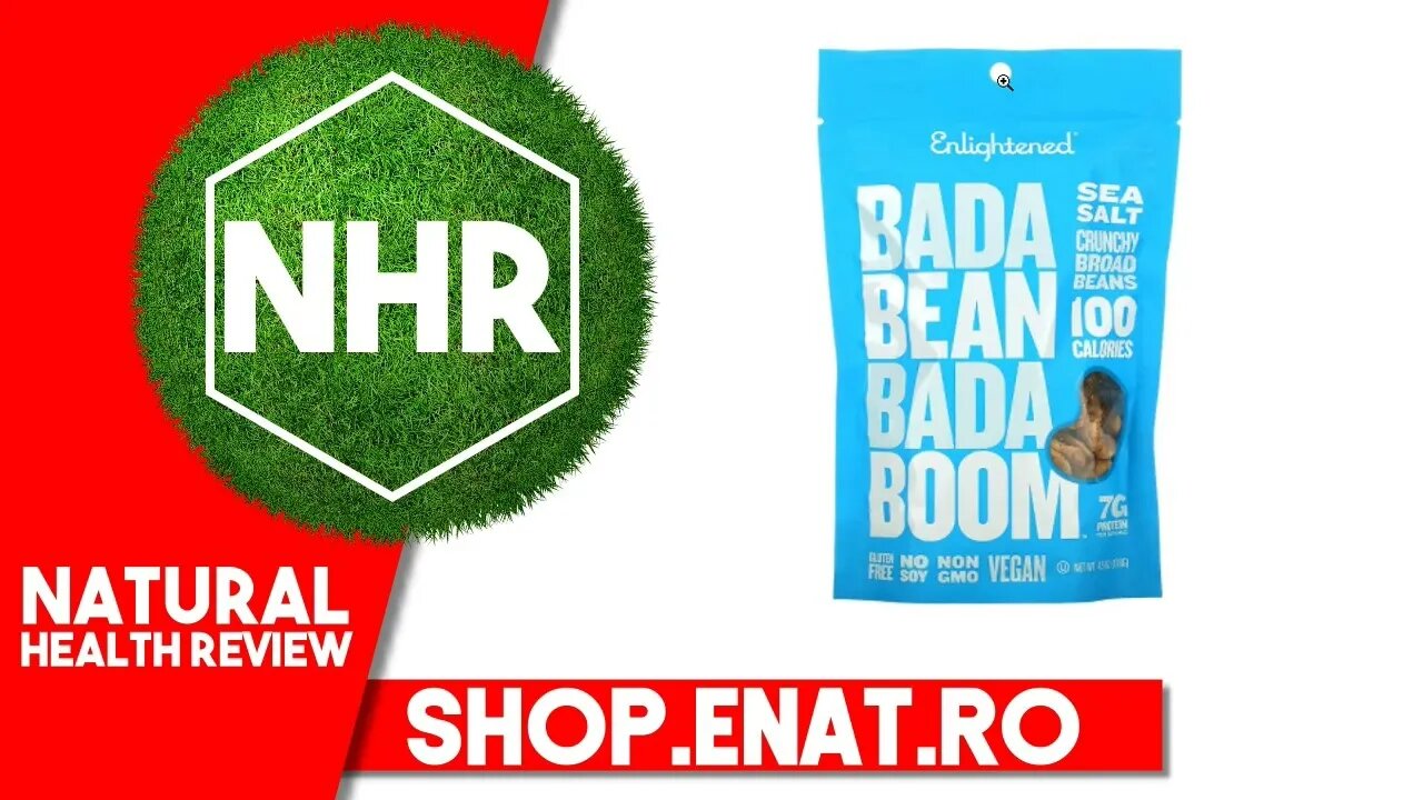 Bada Bean Bada Boom, Crunchy Broad Beans, Sea Salt, 4.5 oz (128 g)