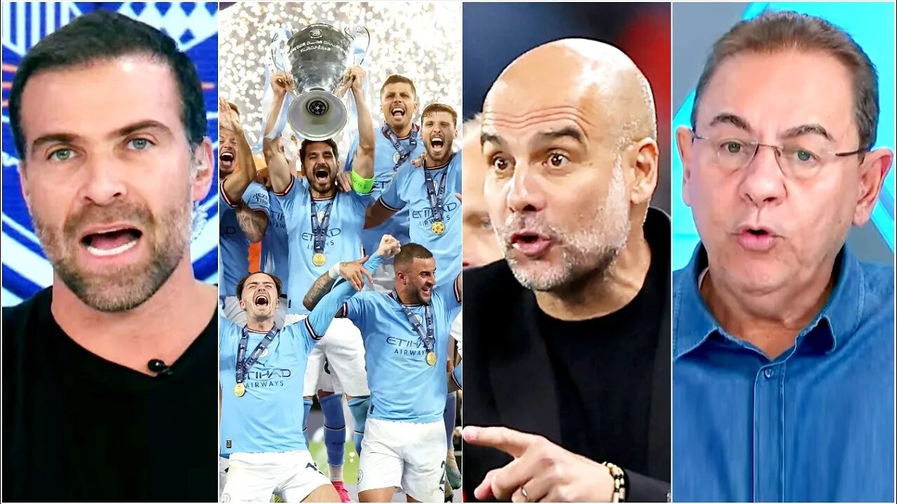 QUE FO**! "É UM ABSURDO! O Guardiola pra mim é..." Manchester City CAMPEÃO da Champions é EXALTADO!