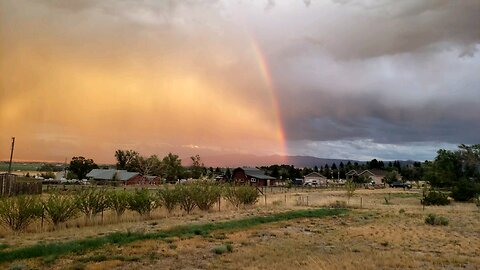 Evening rainbow