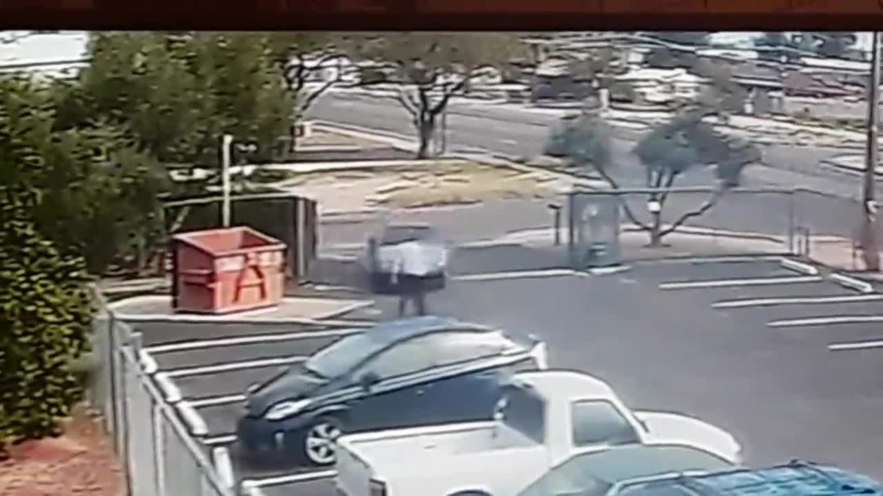 Attack in Tucson parking lot caught on camera