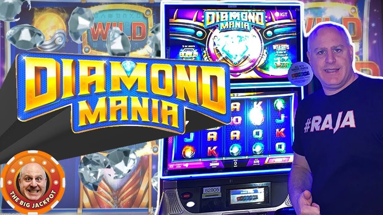 💠 Max Bet Diamond Mania 💠 Slot Machine 🎰 | Raja Slots