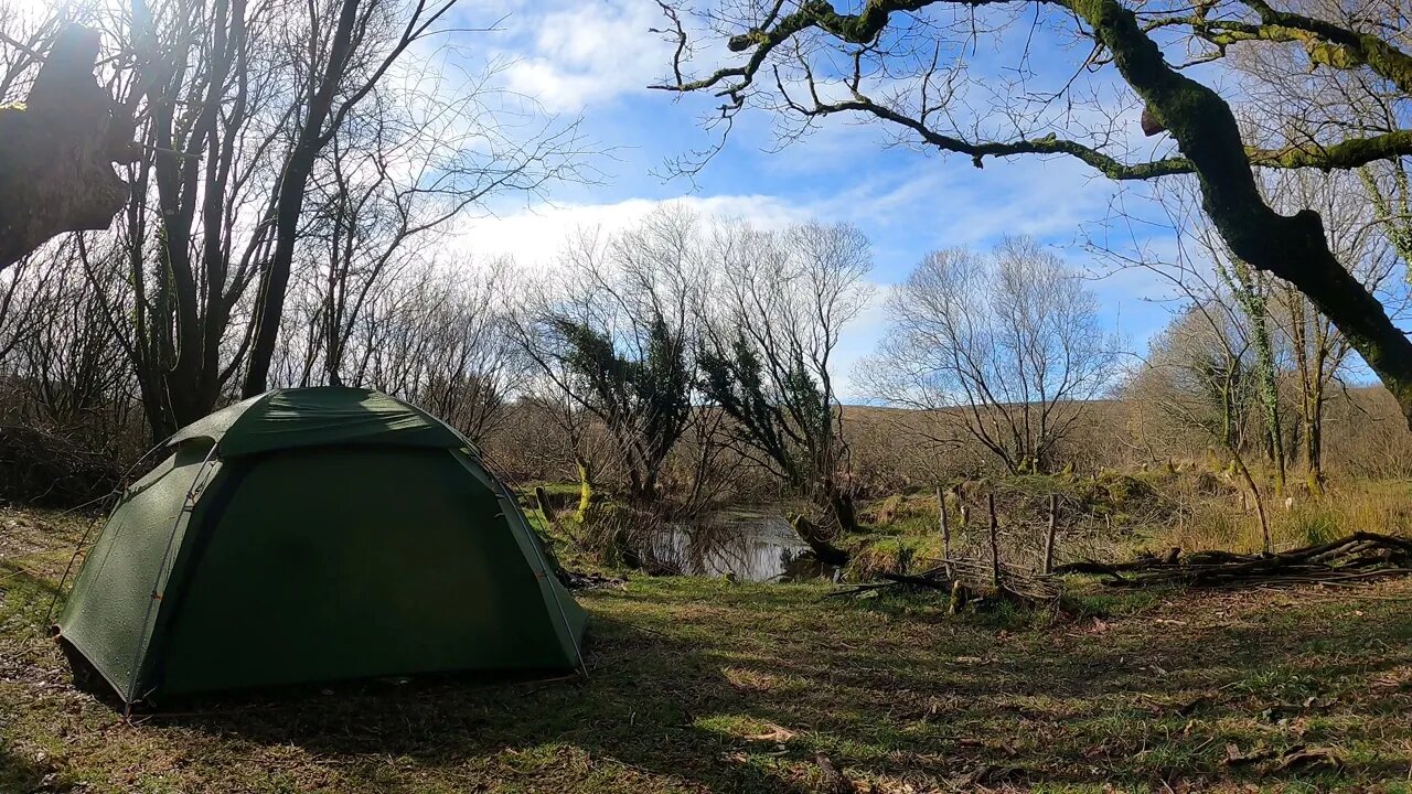 cloud peak 2 . Timelapse. Reddacleave campsite Dartmoor 25th March 2023