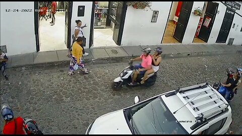Video hombre fue asesinado en giron por la caída de un casco