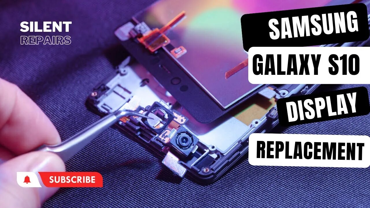 Samsung Galaxy S10 | Screen repair | Display replacement | Repair video