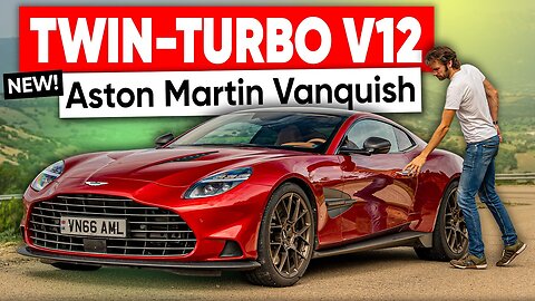 Driving the NEW Aston Martin Vanquish (Twin-turbo V12!) | Henry Catchpole