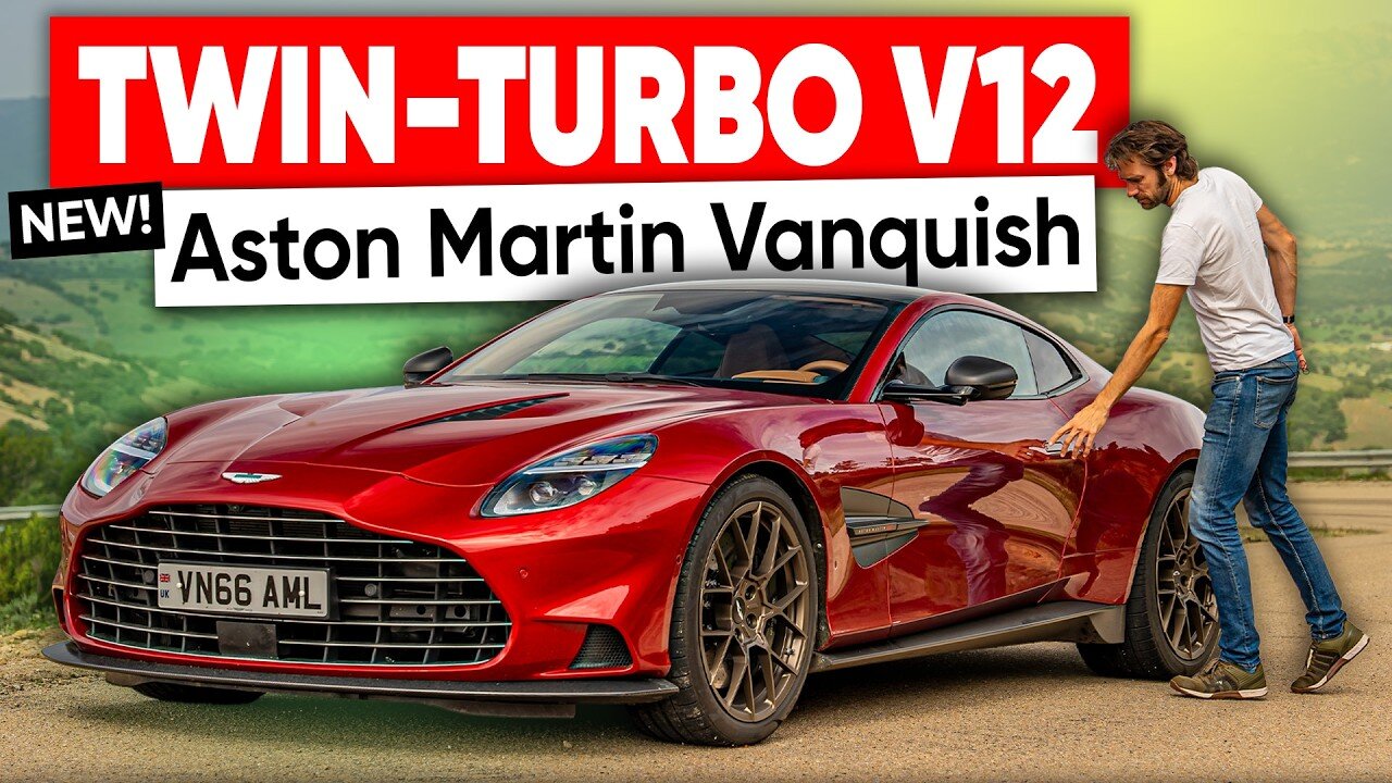 Driving the NEW Aston Martin Vanquish (Twin-turbo V12!) | Henry Catchpole