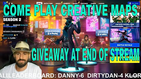 🔴*NEW* Fortnite Livestream Creative 2.0 Maps With Viewers!